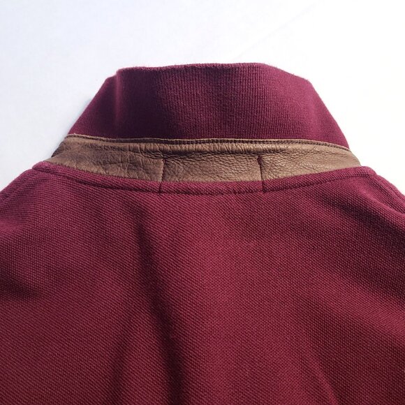Vintage Polo Ralph Lauren LS Top Men's 2XL Dual Match Big Pony Leather Polo - Picture 8 of 11